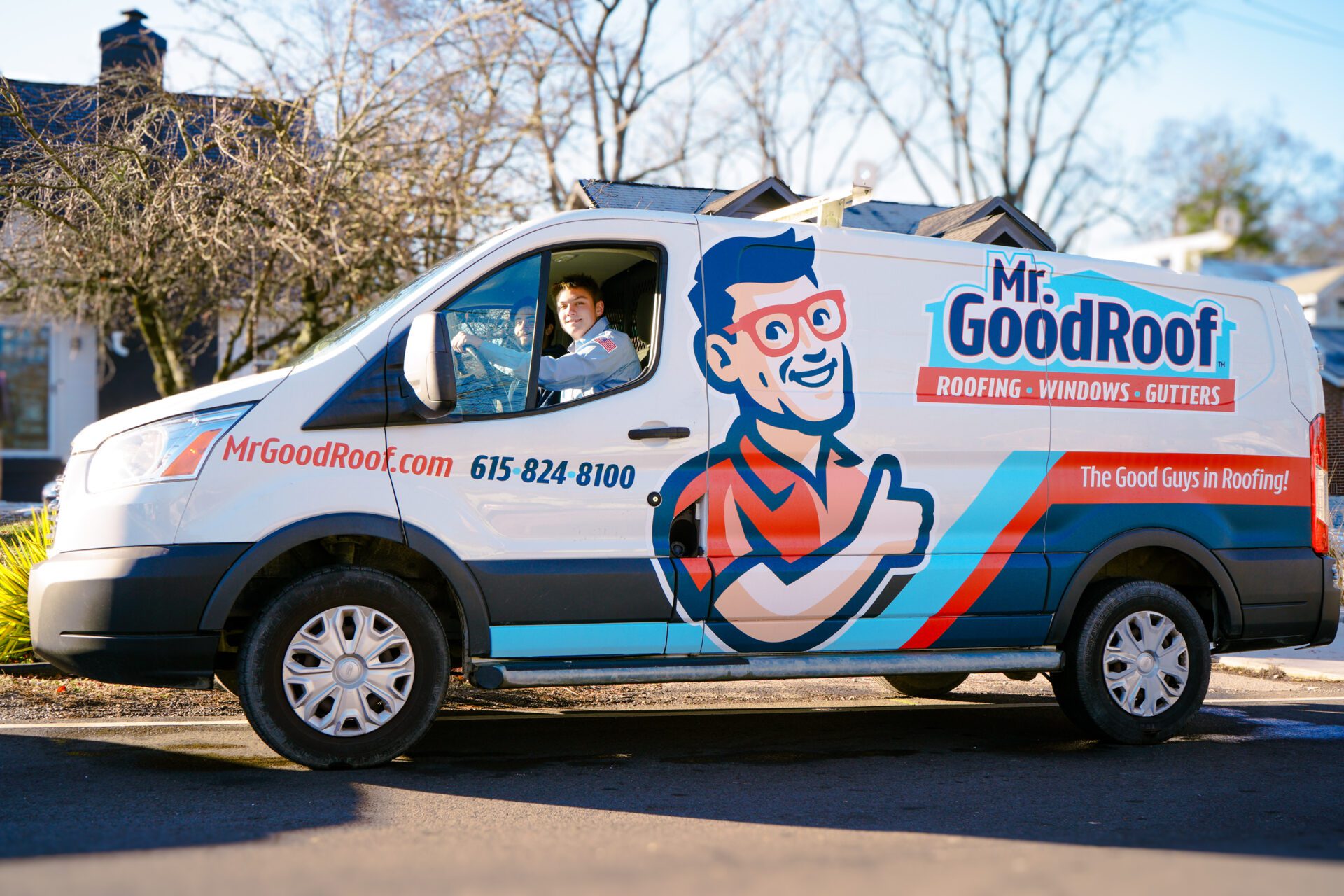A mr goodroof van in nashville