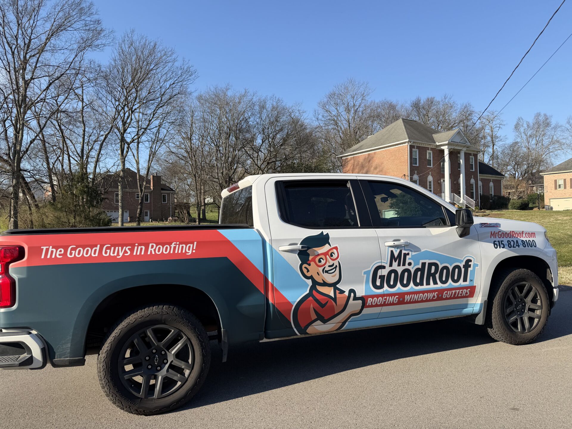 A mr goodroof truck in nashville tn