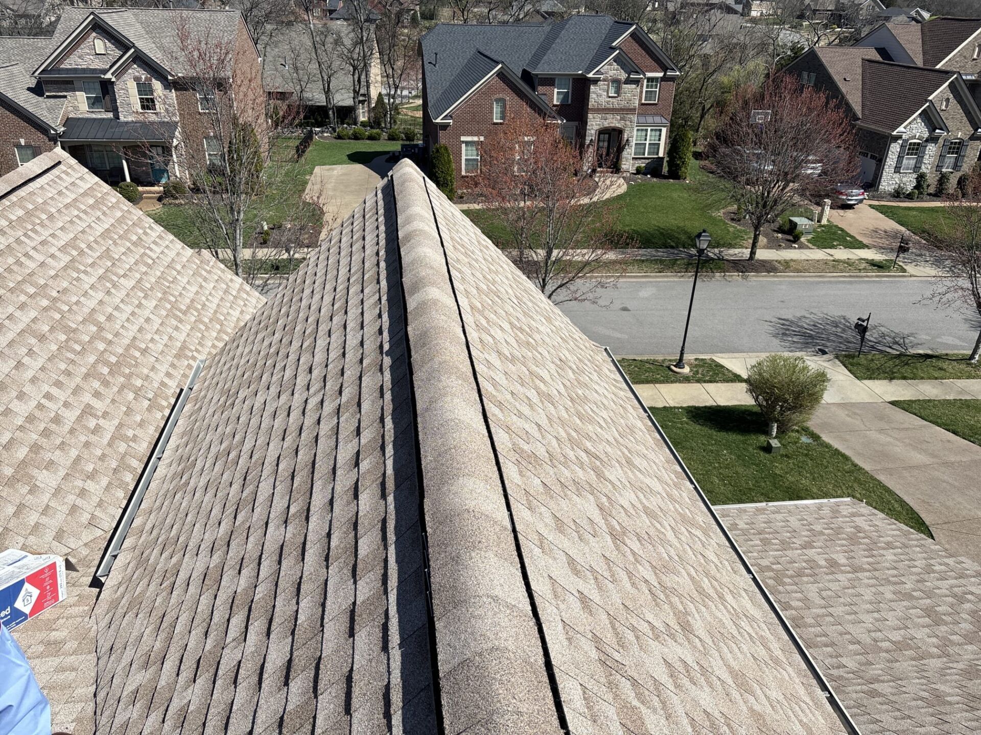 Ridge vent installed by mr goodroof in nashville