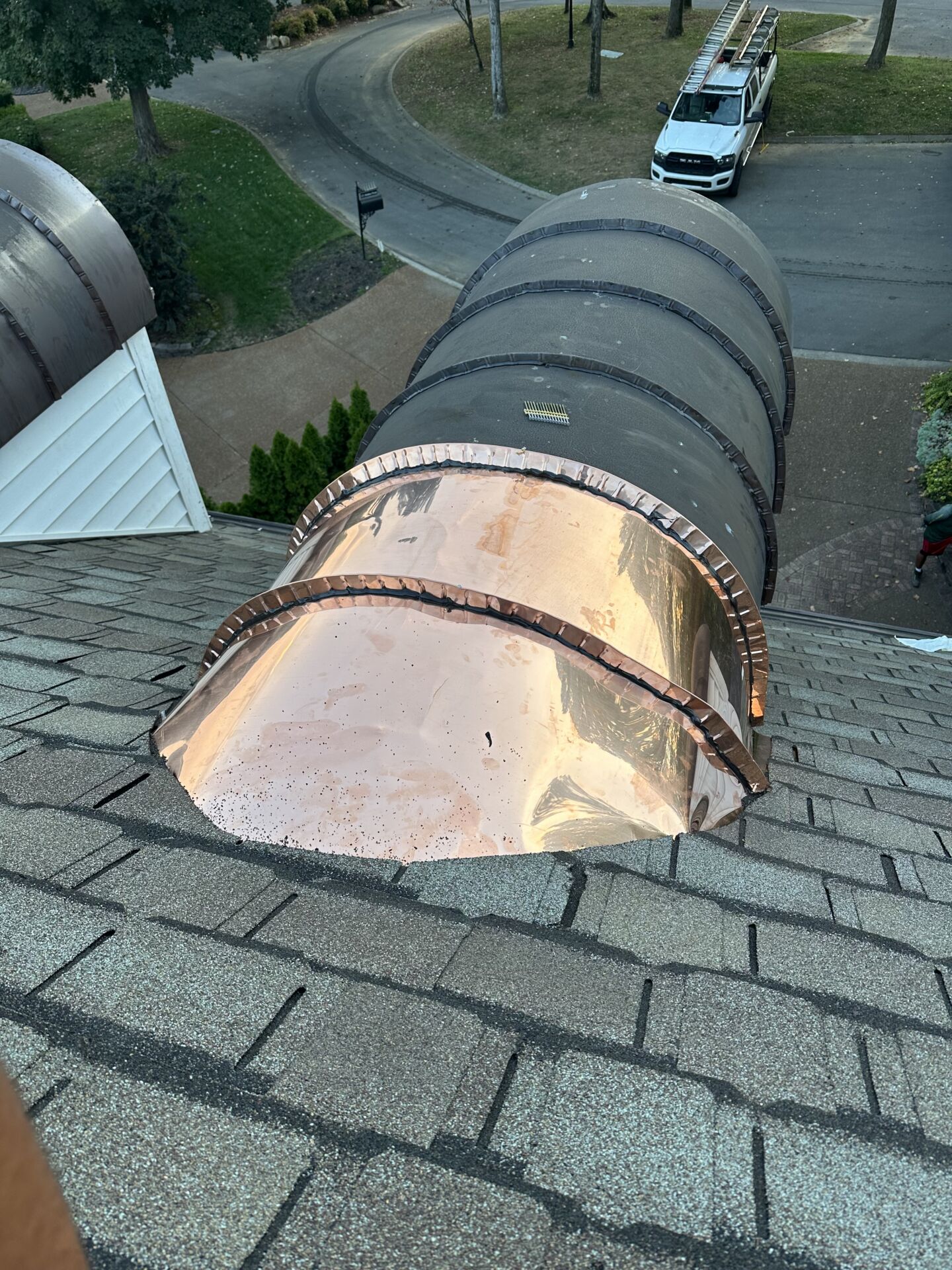 Dormers - chimney Flashing