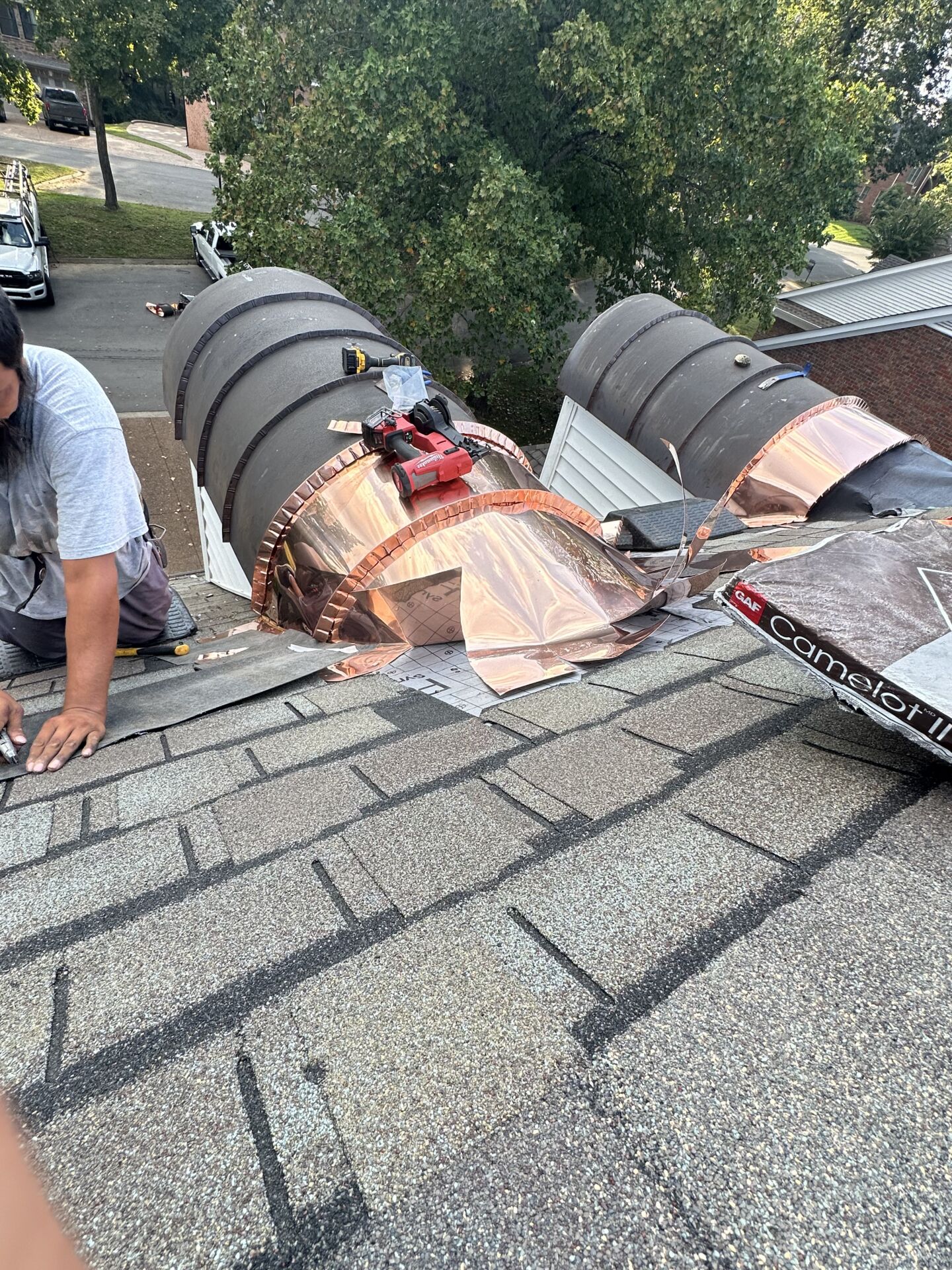 Dormers - chimney Flashing