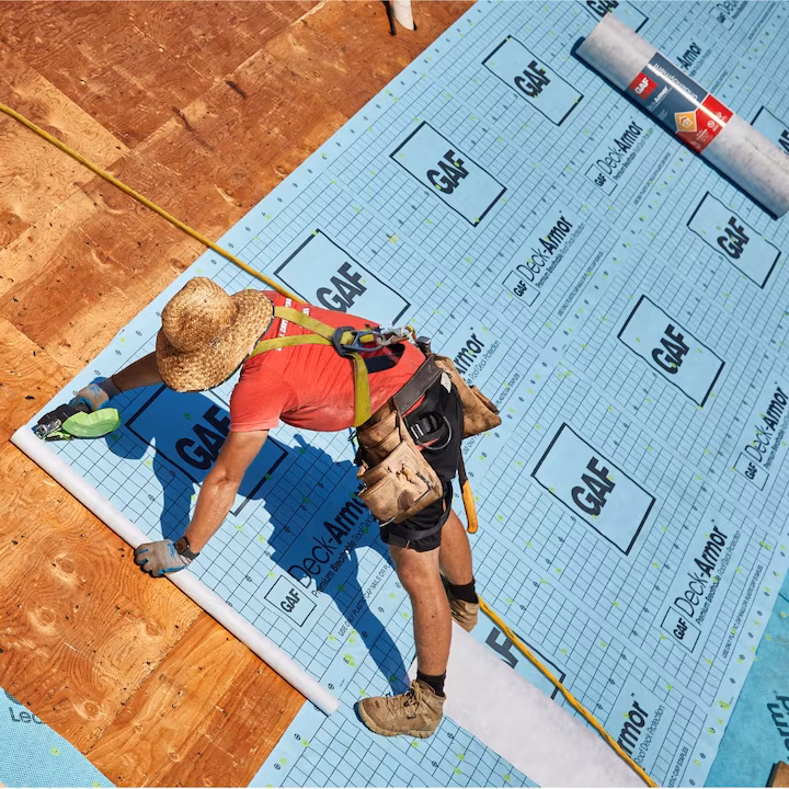 Roof decking being installed on a roof in nashville tn