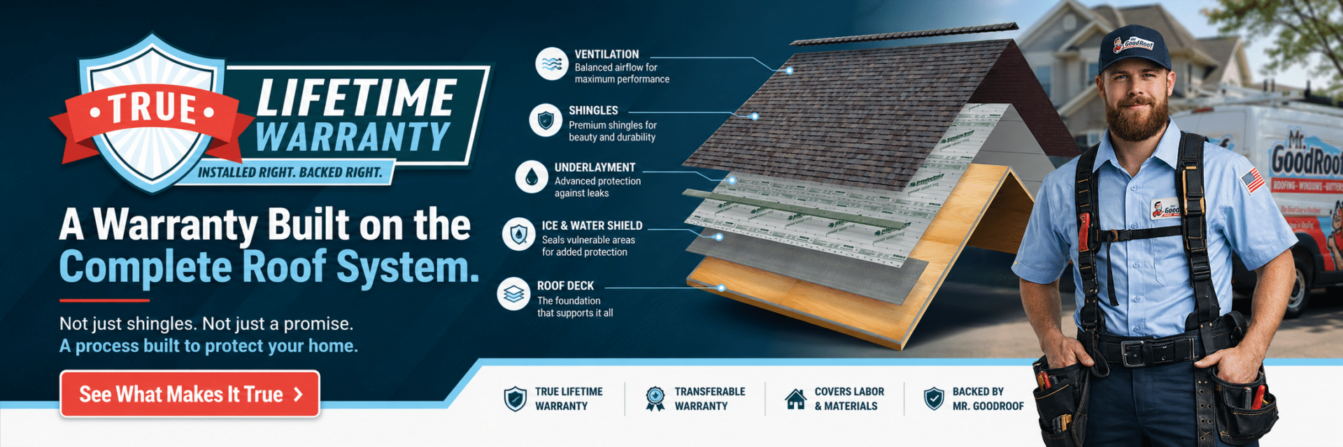 True Lifetime Warranty - roof warranty