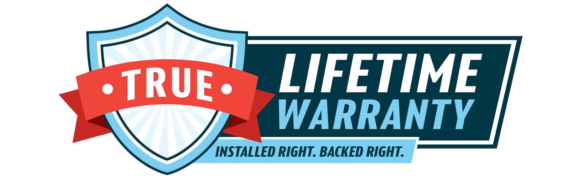 Mr GoodRoof True Lifetime Roof Warranty Logo