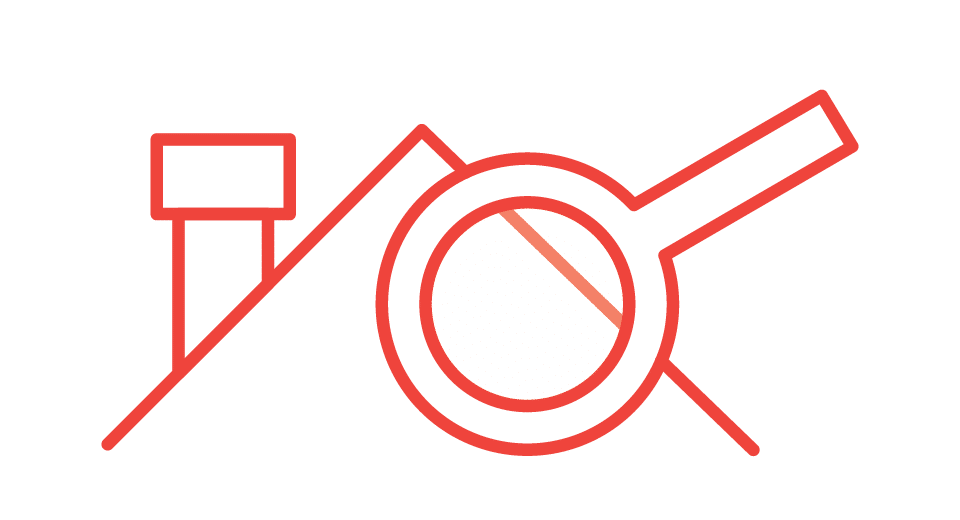Roof inspection graphic