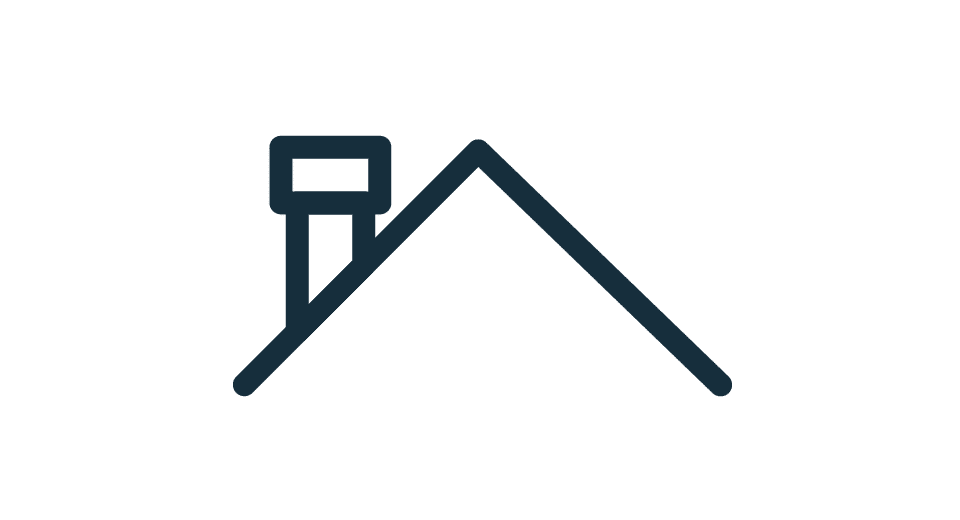 A roof an chimny graphic