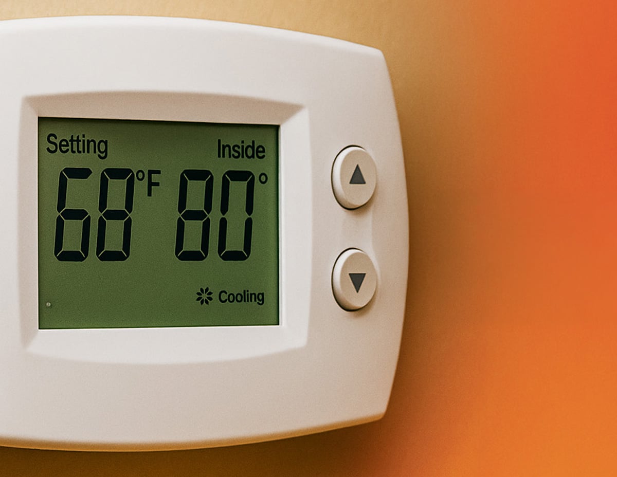 An air conditioning unit struggling to cool house