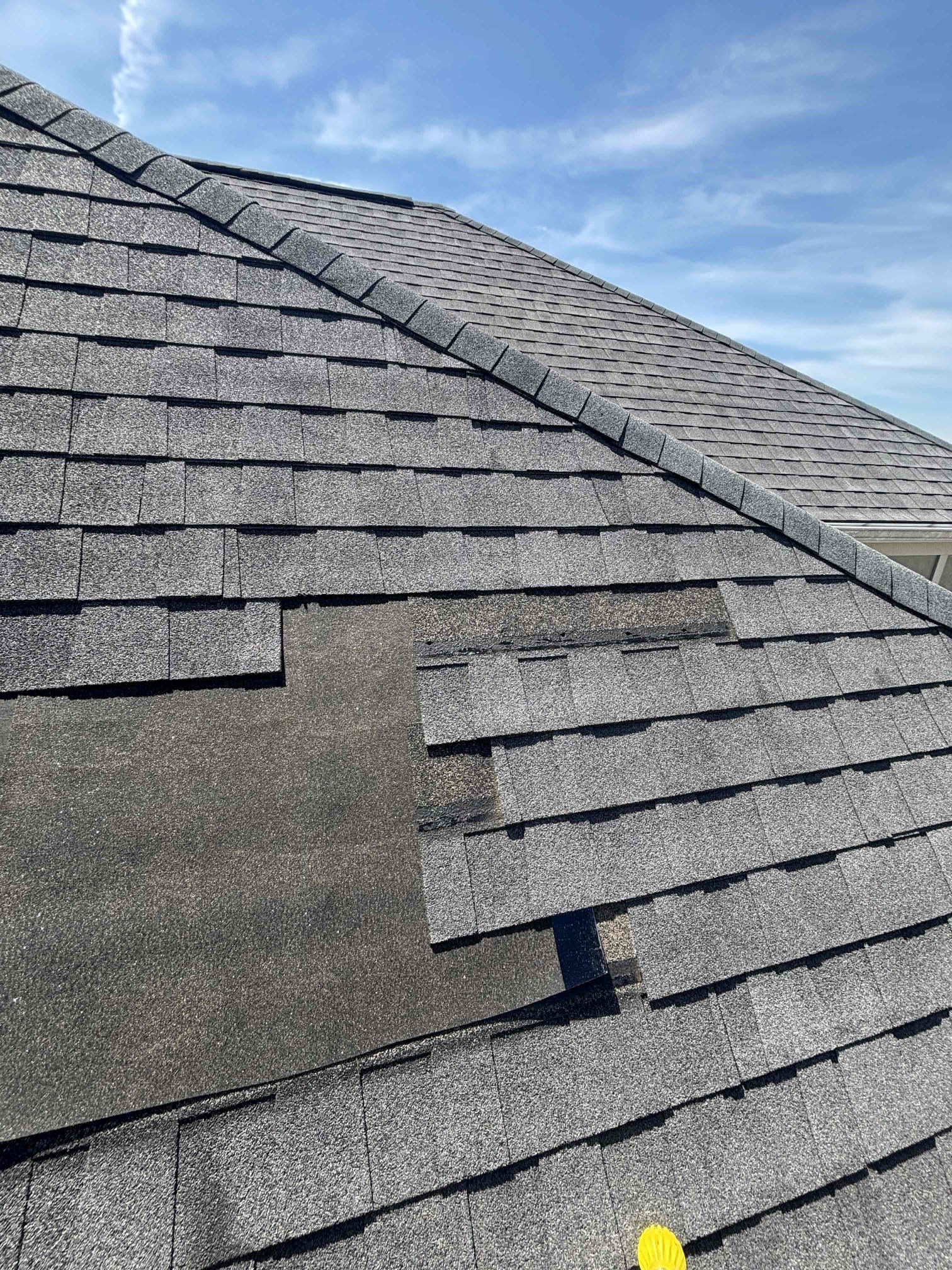Storm damage shingle repair in Hendersonville Tennessee by Mr. GoodRoof