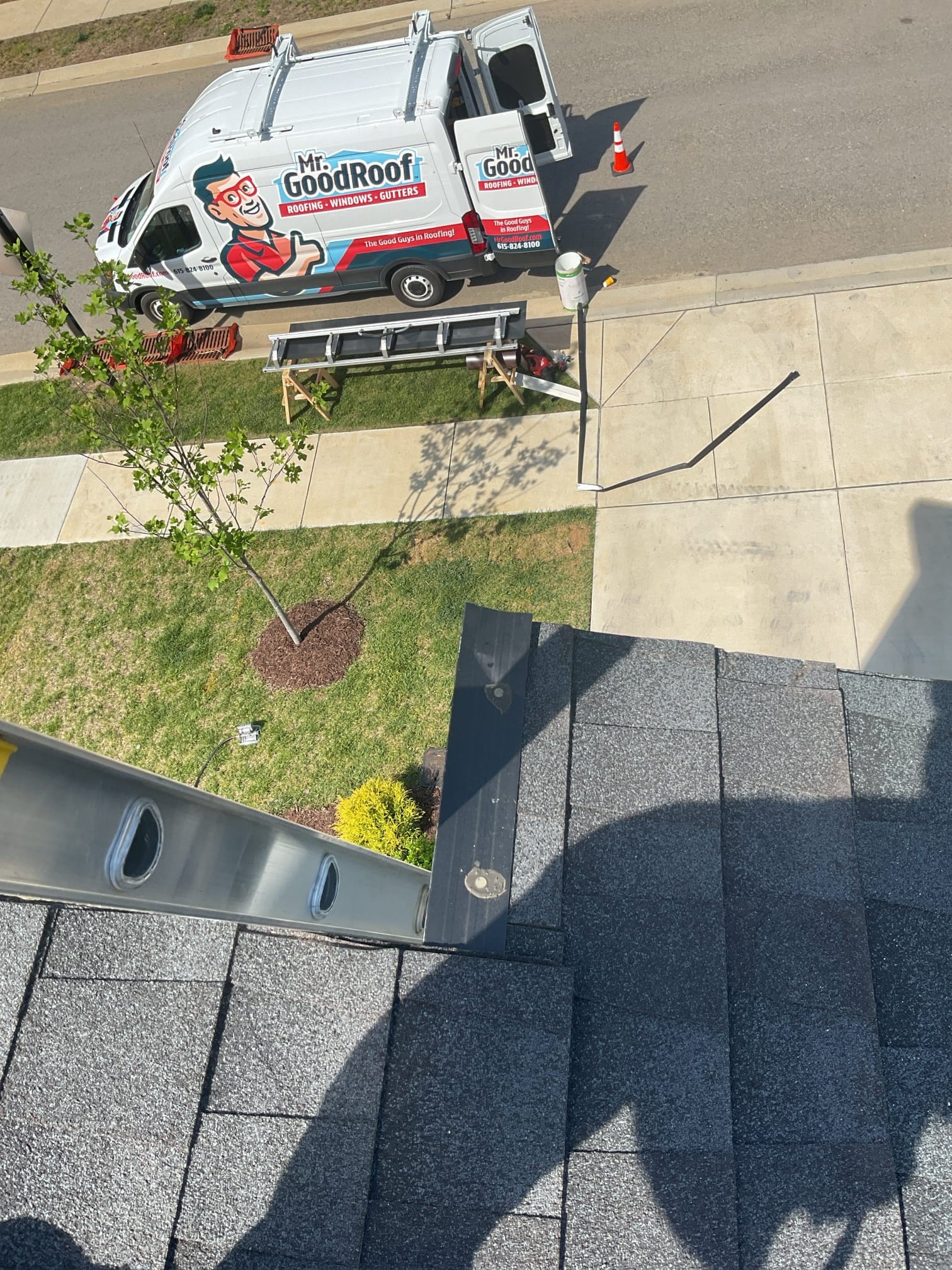 Mr. GoodRoof shingle repair in Gallatin Tennessee