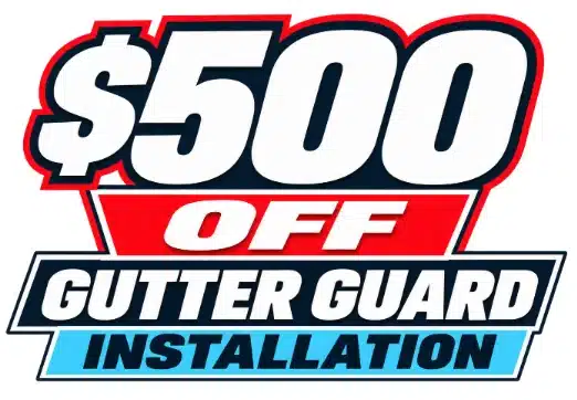 $500 off gutter guard installation